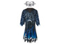 Een grim reaper kostuum met een schedelmasker voor Halloween.