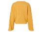 Mosterdgele blouse met lange mouwen, wijde pasvorm.