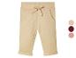 Beige broek met trekkoord voor baby's.
