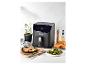 Masterpro airfryer, zalm, Brusselse spruiten en toast.