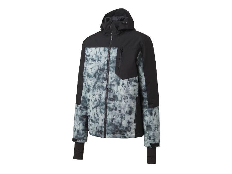 Skijas met capuchon in een abstract patroon