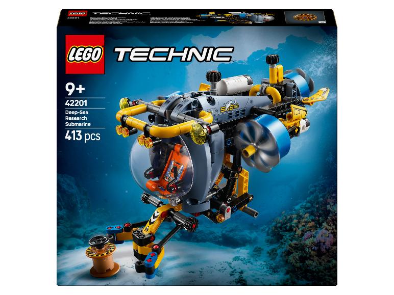 LEGO Technic 42201 Diepzee Onderzoeksschip doos, 413 onderdelen, voor 9+