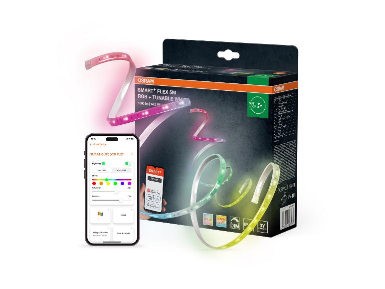 Slimme LED-lichtstrips en een smartphone-app om ze te bedienen.