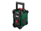 Parkside batterij-aangedreven radio met robuust ontwerp.