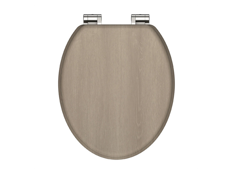 Ga naar volledige schermweergave: Schütte WC zitting MDF houtlook met soft-close-mechanisme - afbeelding 1