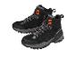 CRIVIT Premium dames lederen trekkingschoenen, zwart