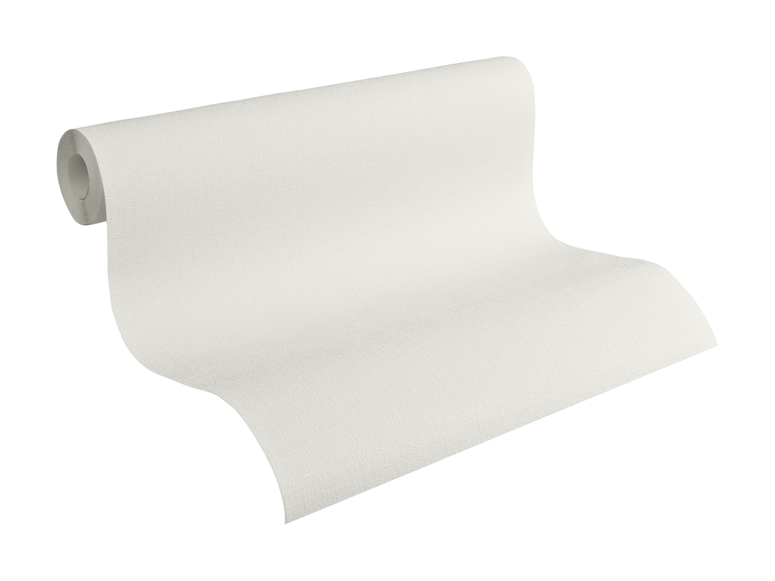 AS CRÉATION Overschilderbaar structuurbehang, 10 m x 53 cm (Lijnstructuur, wit, 10,05 x 0,53 m)