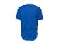 Blauw heren fietsshirt met korte mouwen en achterzakken