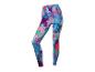 Sportleggings met abstract print, felle kleuren.
