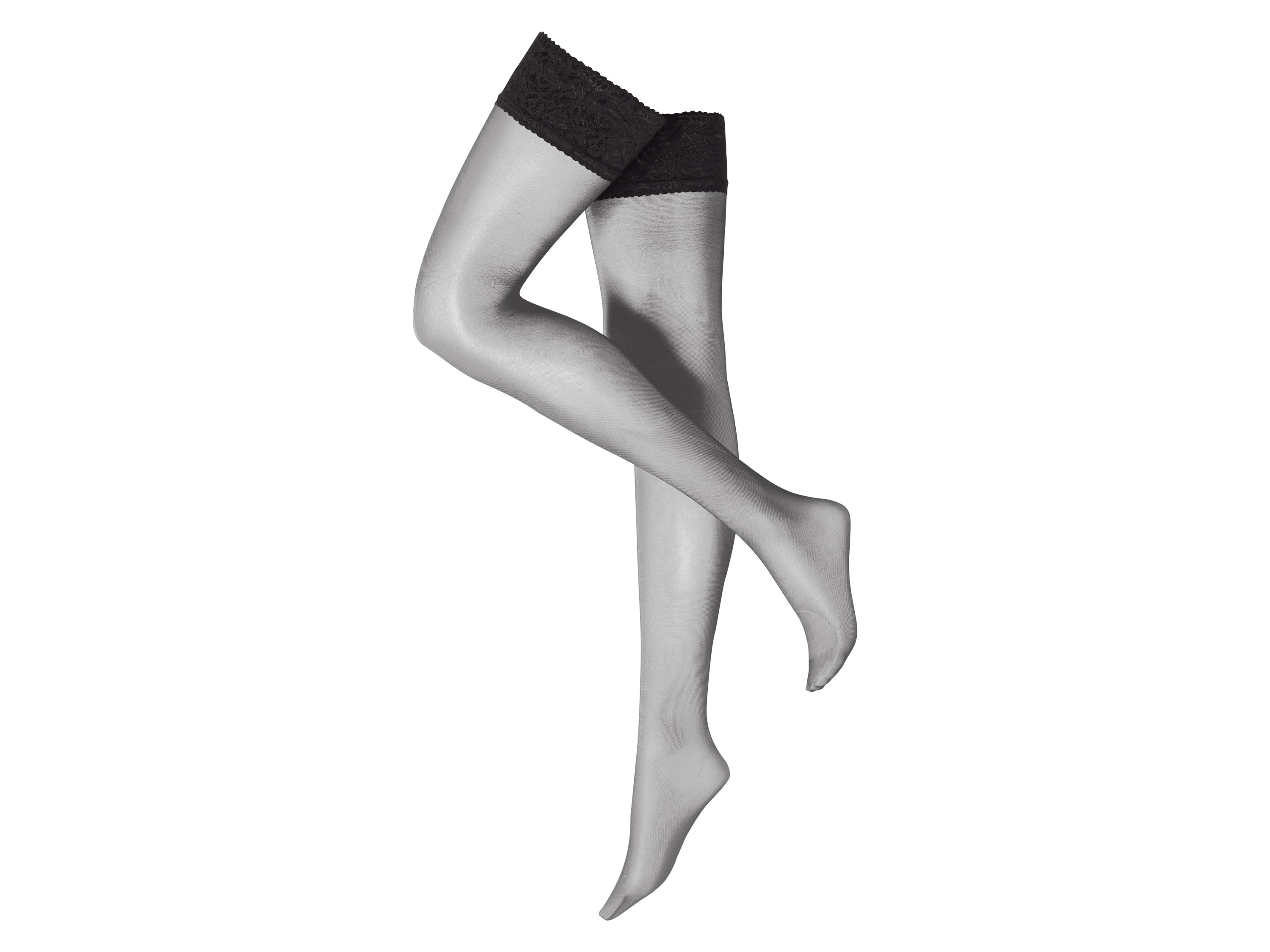 esmara Dames panty kniekousen (Zwart, M (40/42))