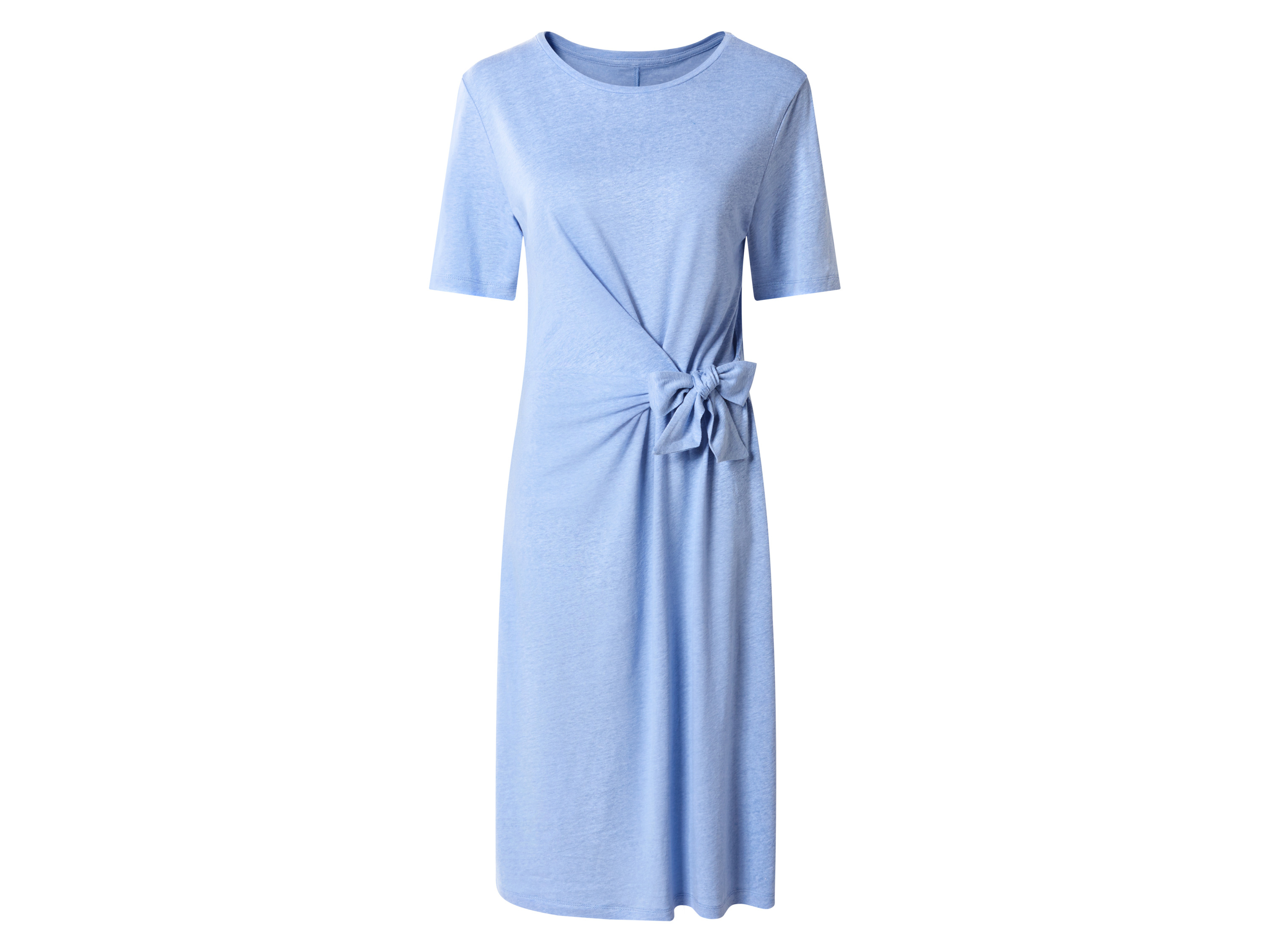 ESMARA Linnen dames jurk (Blauw, XS (32/34))