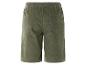 Olijfgroene corduroy shorts.