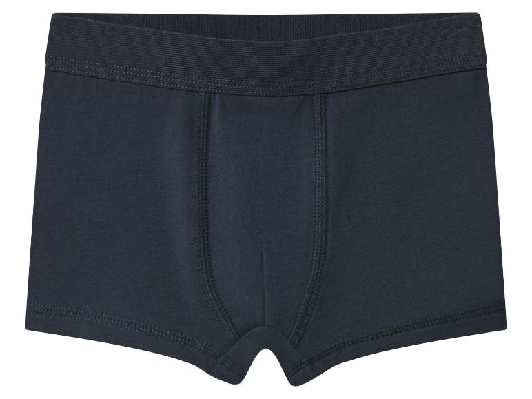 Donkerblauwe herenboxershort met elastische tailleband