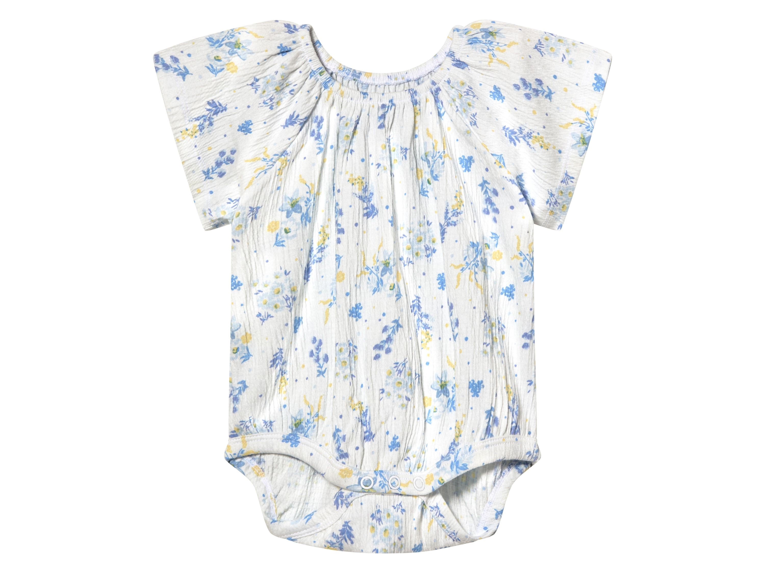 lupilu Baby romper (witte bloem, 86/92)