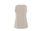 Beige mouwloze damestop, achterkant