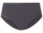 Donkergrijze damesonderbroek met hoge taille.
