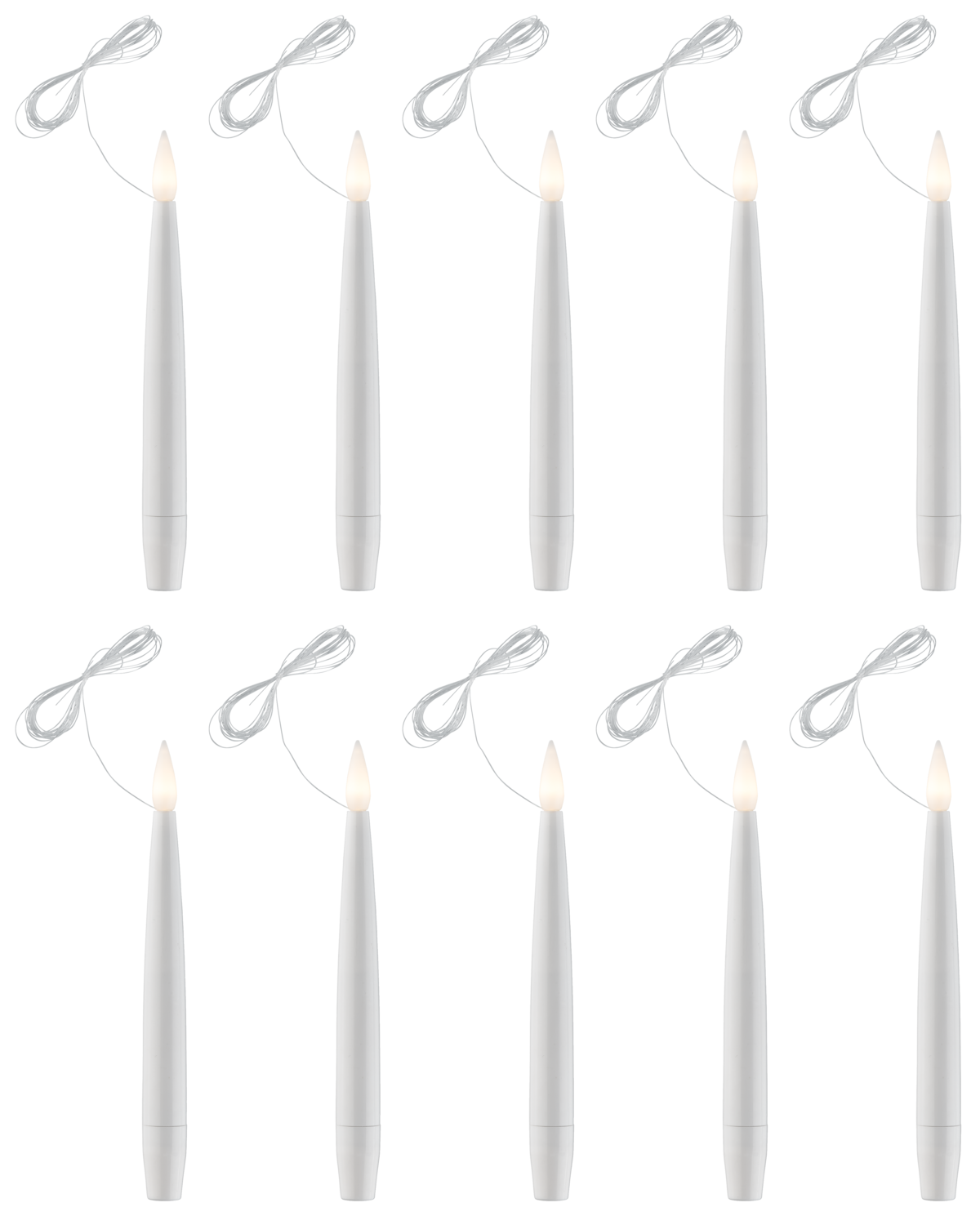 LIVARNO home Kerstboom LED-kaarsen (Wit) afbeelding