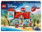 LEGO Disney Lilo en Stitch Strandhuis set met minifiguren en Stitch' ruimteschip.