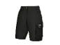 Zwarte Parkside werkshorts met zijzak