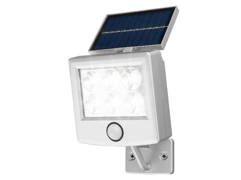 Solar LED-spotlight met bewegingssensor en verstelbaar zonnepaneel