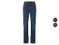 Donkerblauwe straight-leg damesjeans met twee kleuropties.