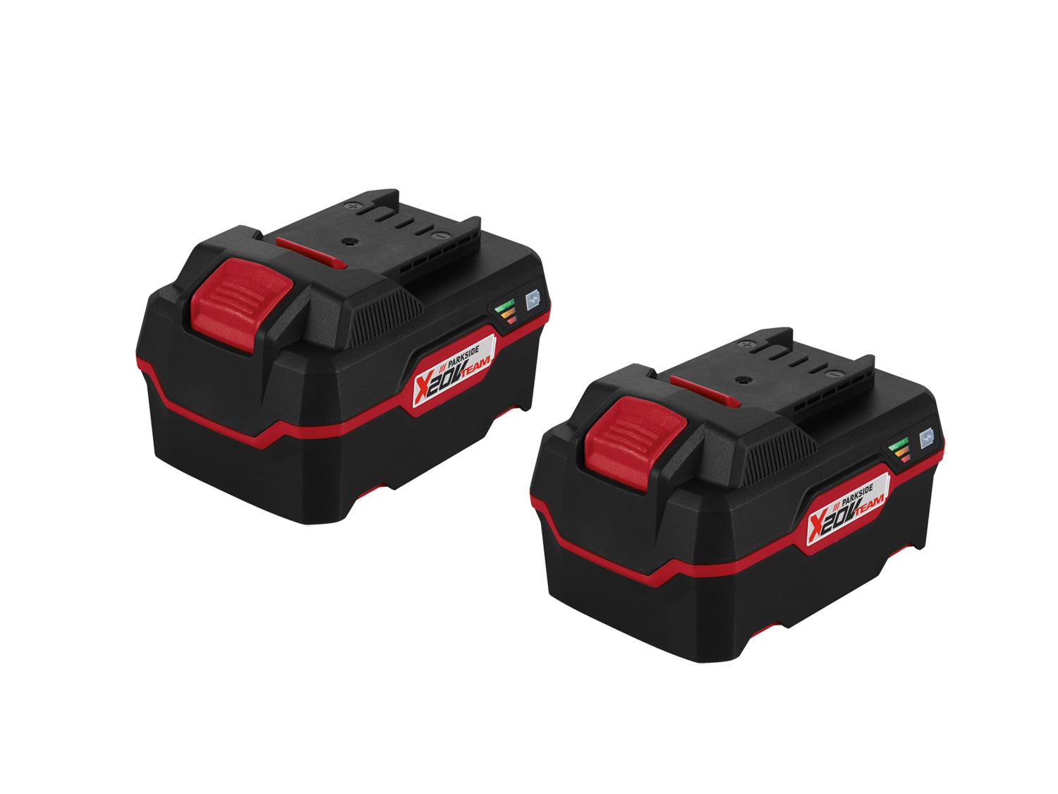 Set van 2 accu's 20 V - 4 Ah