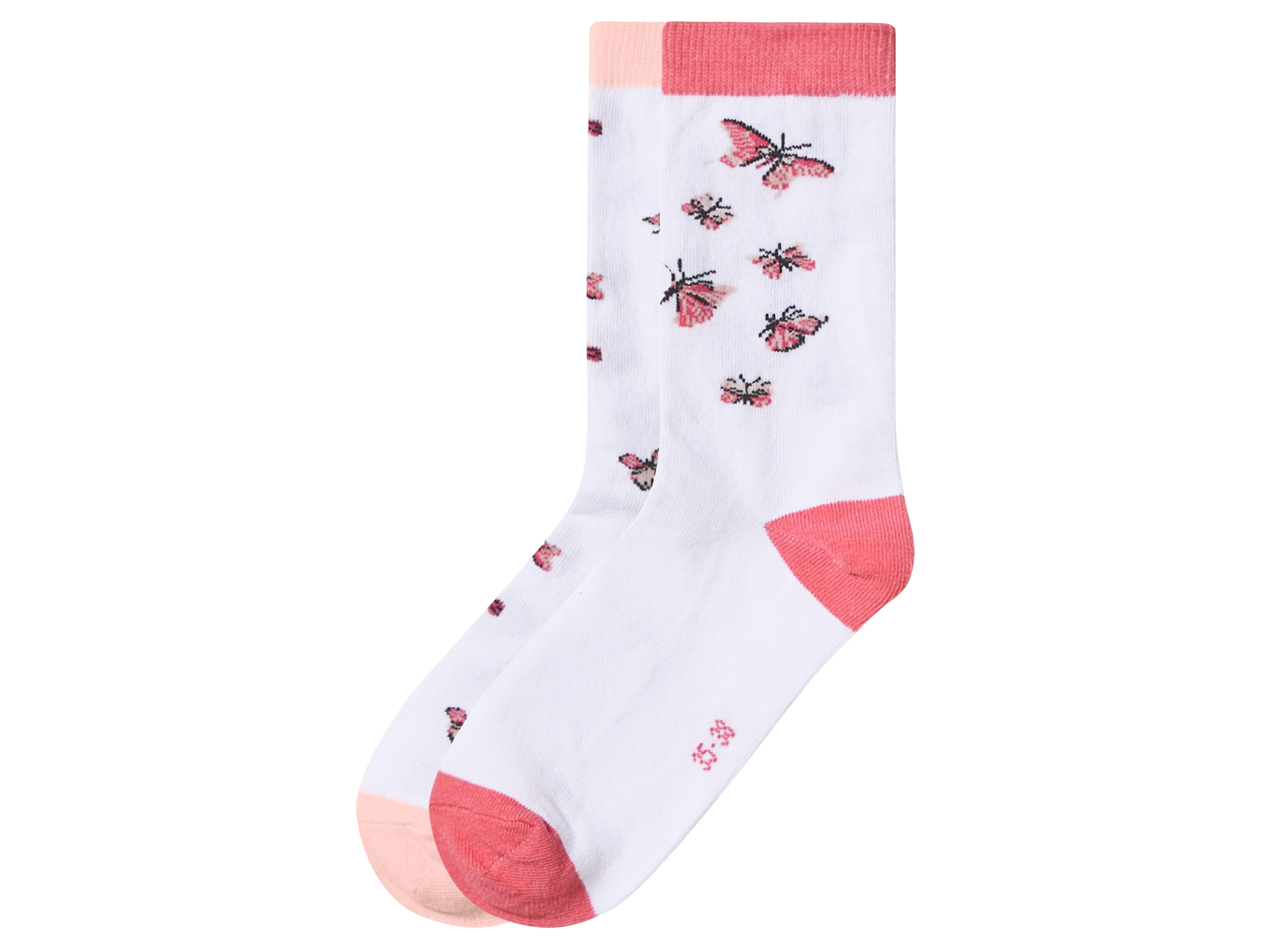 Esmara Kids 2 Paar kinder sokken (Wit, 35-38)