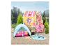 BABY born campingspeelset met tent, poppen, ligstoel en accessoires aan een meer.