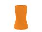Oranje basic damestop, achterkant.