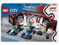 LEGO City F1® Garage met Mercedes-AMG en Alpine auto's.