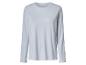 Lichtblauw dames T-shirt met lange mouwen