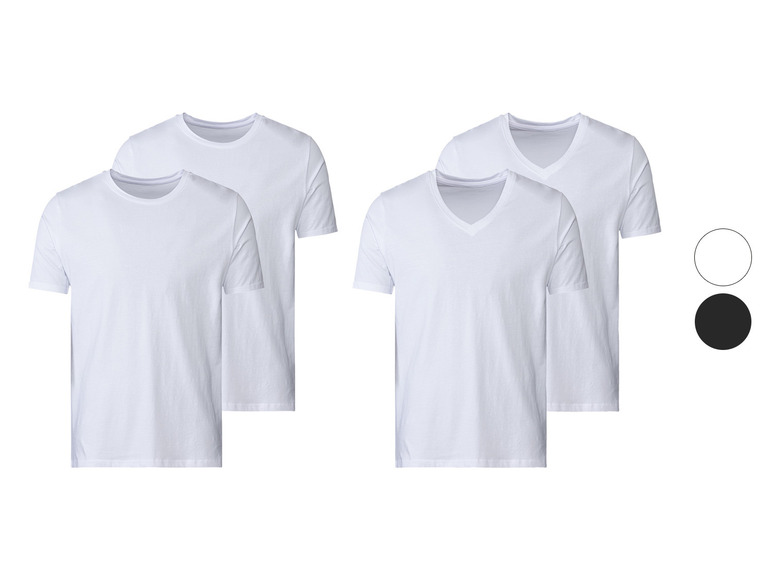 MEXX 2 heren shirts (XL, Wit, V-hals)