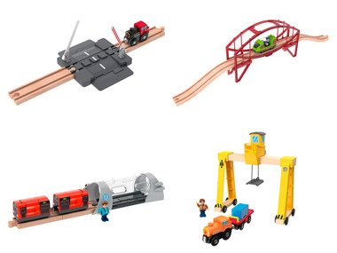 Playtive Houten treinbaan uitbreidingsset
