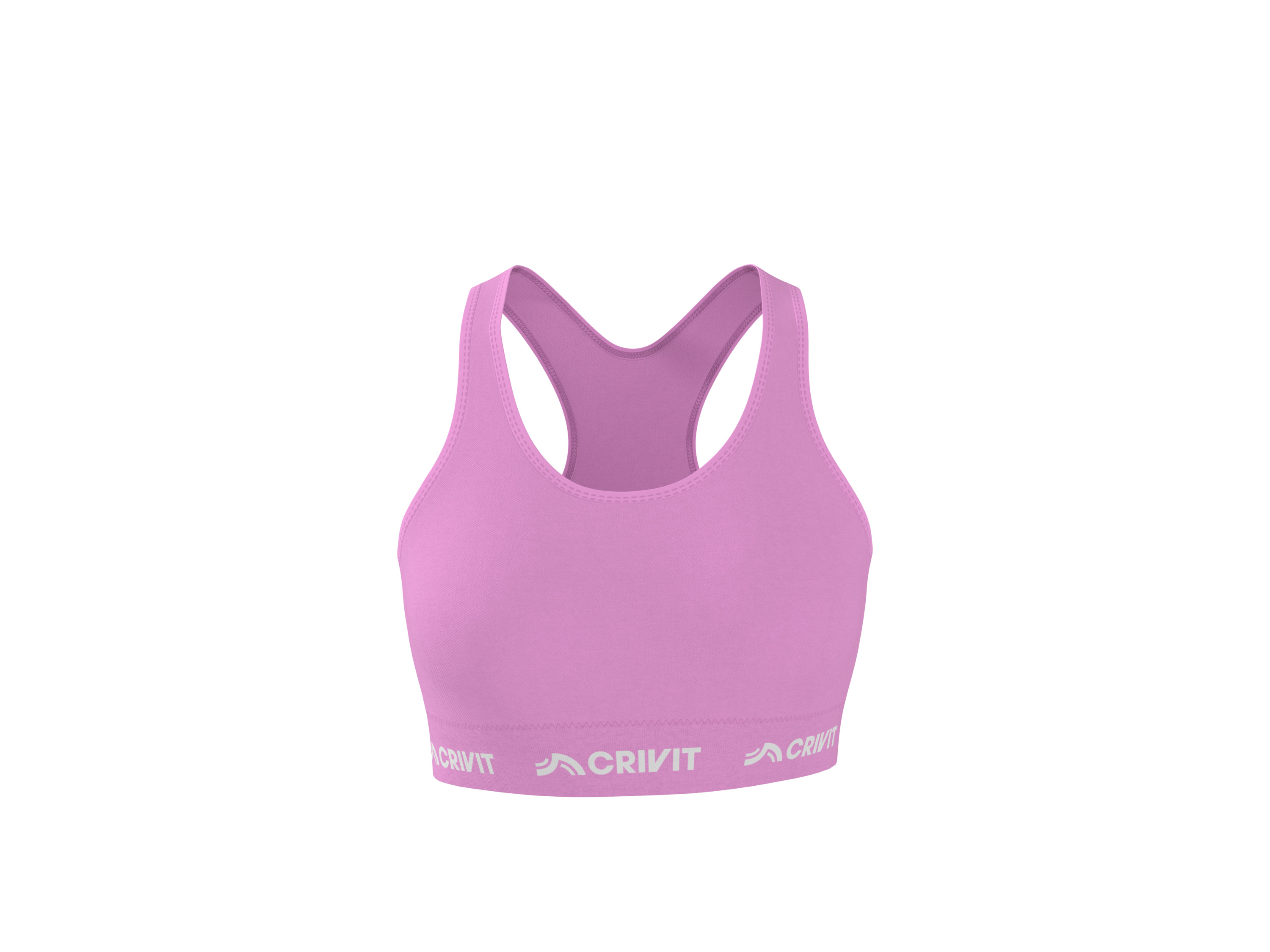 CRIVIT Dames sport-bh, seamless (Roze, L (44/46))