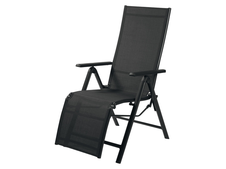 Ga naar volledige schermweergave: LIVARNO home Relaxstoel Houston zwart/antraciet - afbeelding 1