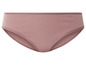 Een roze katoenen onderbroek.