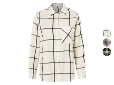 esmara® Flanellen dames blouse