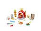 Play-Doh pizza-oven met accessoires en deeg.