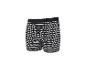 Gestreepte boxershorts voor heren in zwart, wit en rood