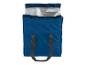 Topmove blauwe isotherm tas met zilveren voering.