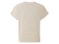 Beige t-shirt met korte mouwen, achterkant.