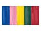 Blauwe, roze, gele, groene en rode lijmstokken.