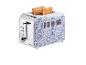 SilverCrest broodrooster, blauw-wit design, toasten van brood.