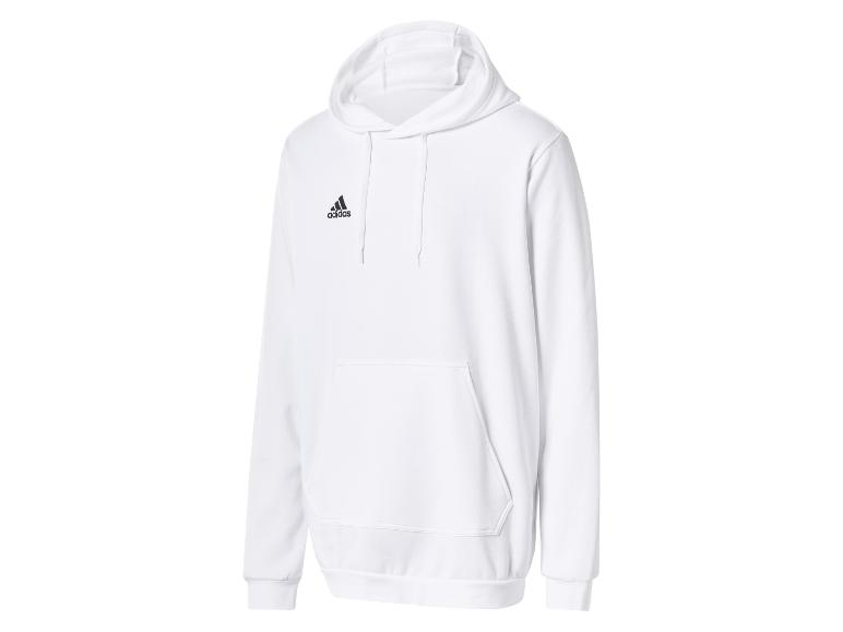 Witte Adidas hoodie met zwart logo