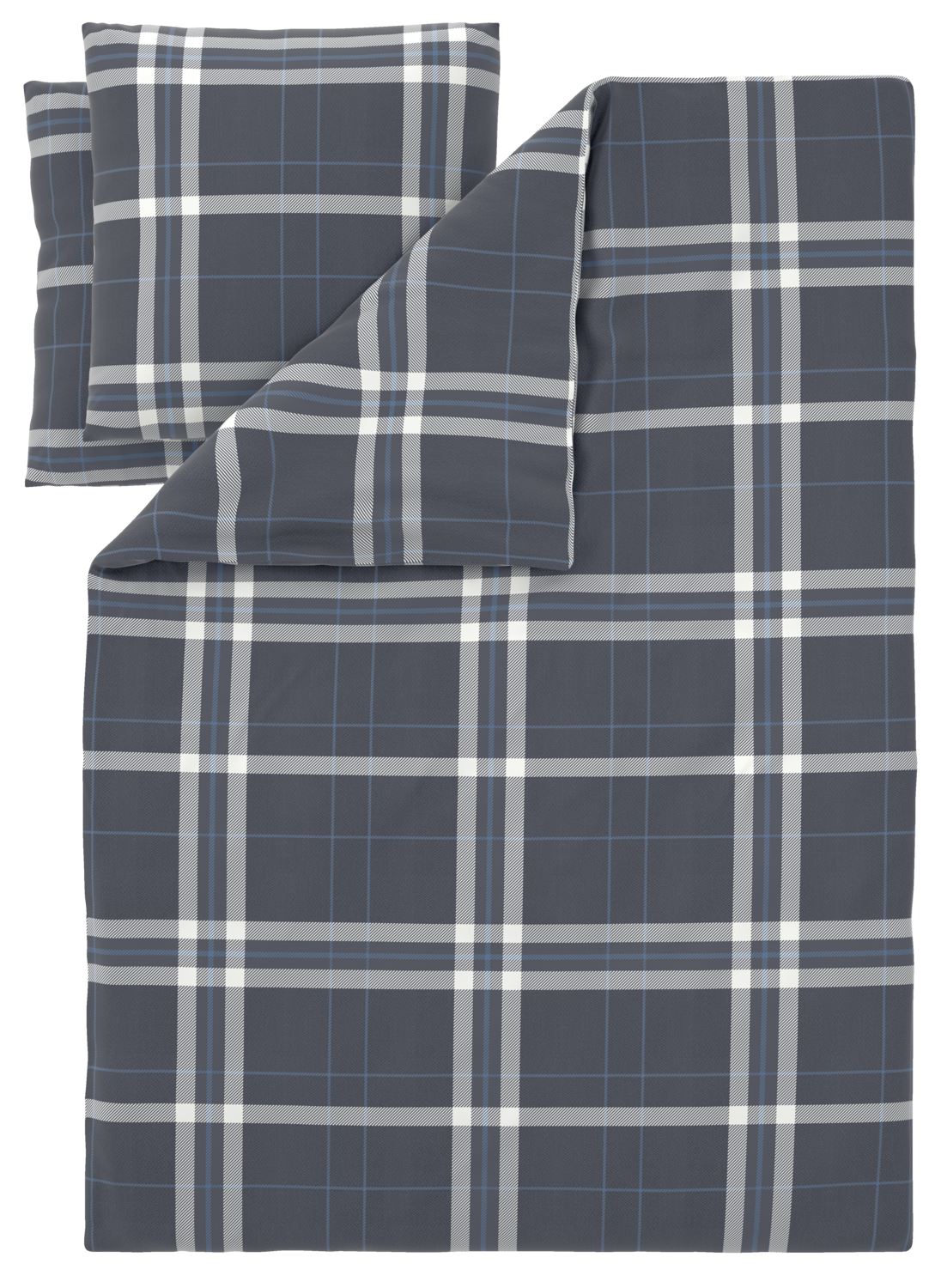 LIVARNO Fleece dekbedovertrek, 200 x 200 cm (Geruit)