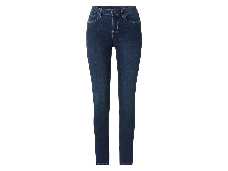 Donkerblauwe skinny jeans voor dames