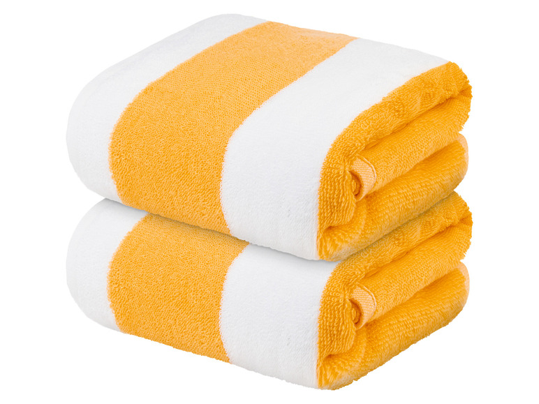 Ga naar volledige schermweergave: LIVARNO home 2 badstof handdoeken 50 x 100 cm - afbeelding 1