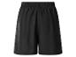 Zwarte shorts met elastische tailleband.