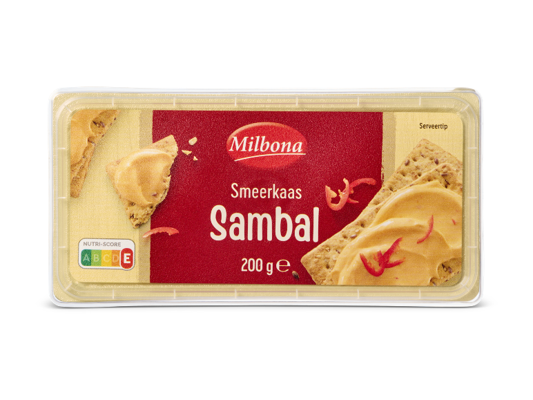 Milbona smeerkaas sambal, 200 g