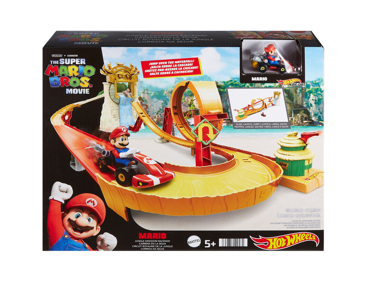 Ga naar volledige schermweergave: Hot Wheels Trackset Mario Kart circuit - afbeelding 4